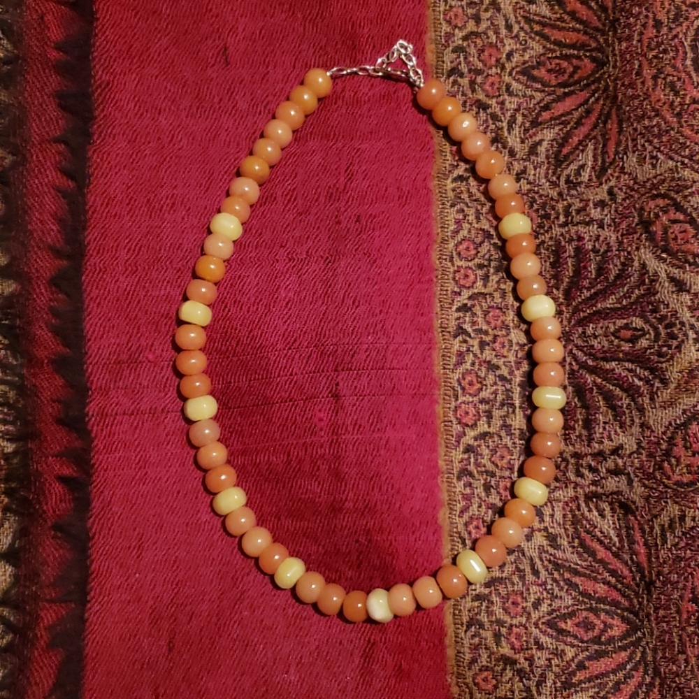 Glass or Stone Necklace